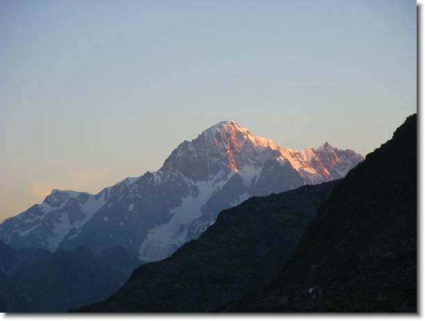 Monte Bianco all'alba (foto heliS)