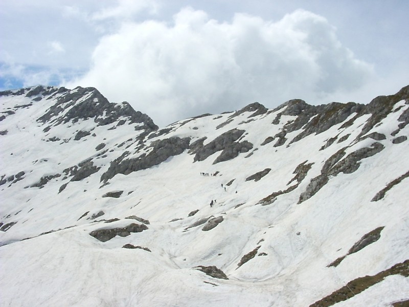 La via di salita